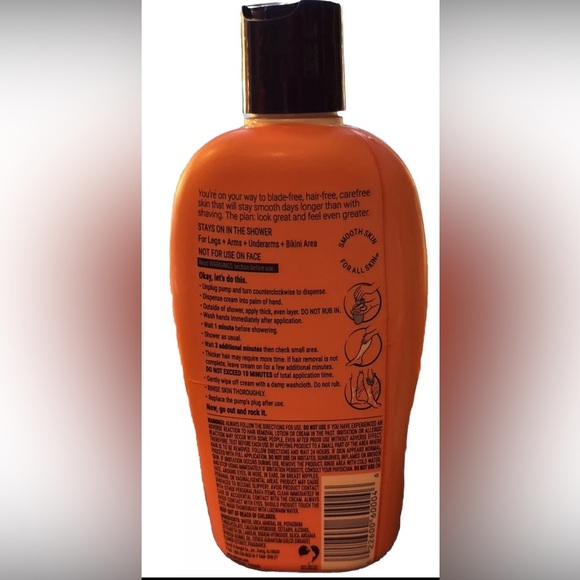 Nair‎ Shower Cream Hair Remover Moroccan Argan Oil Orange Blossom 13 oz Unopened - Picture 2 of 6